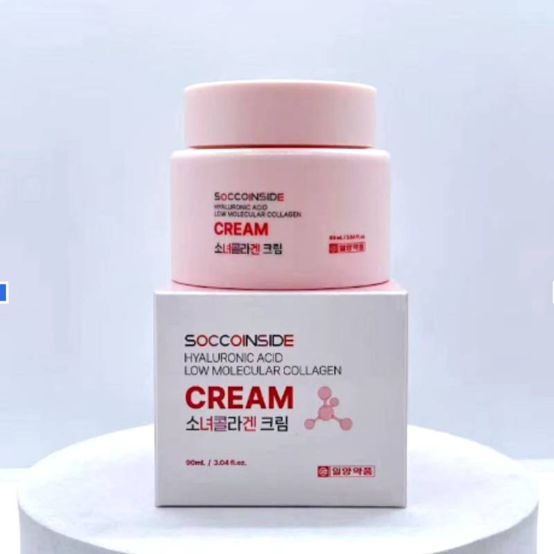 IL-YANG PHARM. ครีมคอลลาเจนโมเลกุลต่ำ กรดไฮยาลูรอนิก Soccoinside 90 มล.