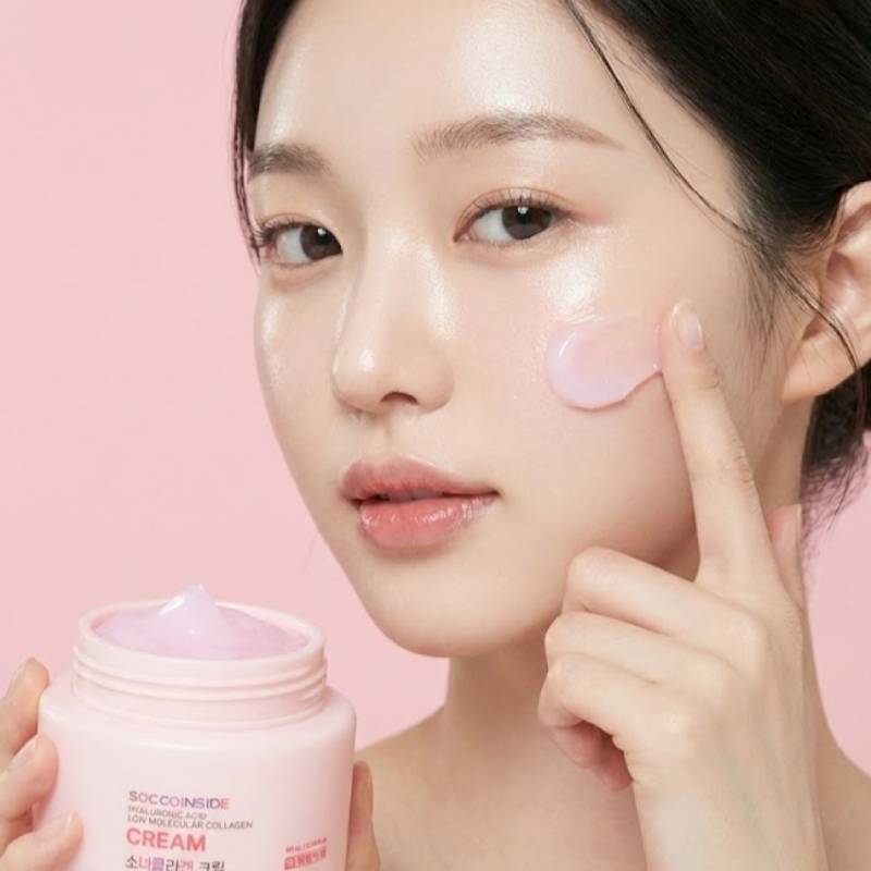 IL-YANG PHARM. ครีมคอลลาเจนโมเลกุลต่ำ กรดไฮยาลูรอนิก Soccoinside 90 มล.
