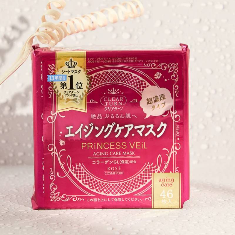 KOSE Clear Turn Princess Veil Aging Care Mask 46pcs/525ml