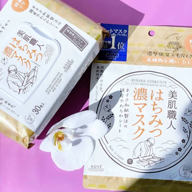 KOSE Clear Turn Bihada-Syokunin Beautiful Skin Artisan Honey Mask 30pcs/319ml