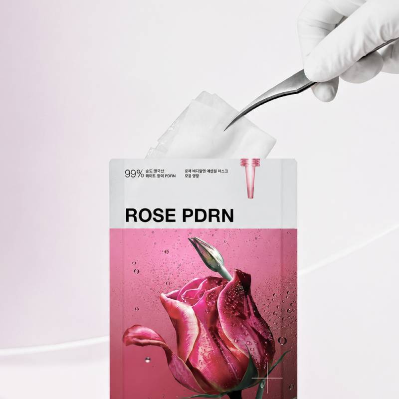 MEDIHEAL Rose PDRN Essential Mask Healthy Glow 24ml x 10pcs