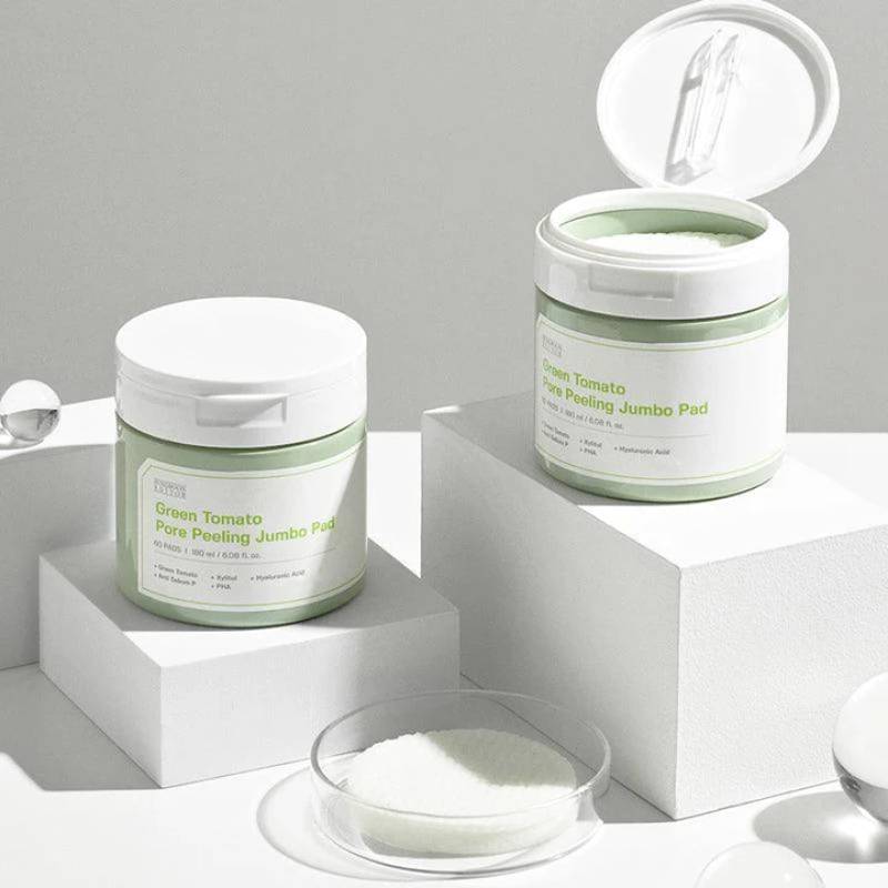SUNGBOON EDITOR Green Tomato Pore Peeling Jumbo Pad 60pcs/180ml