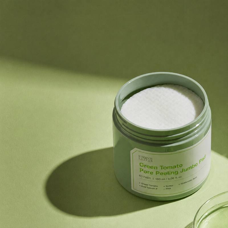 SUNGBOON EDITOR Green Tomato Pore Peeling Jumbo Pad 60pcs/180ml
