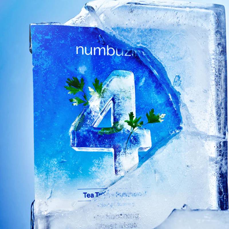 numbuzin No.4 Icy Soothing Sheet Mask 27ml x 5pcs