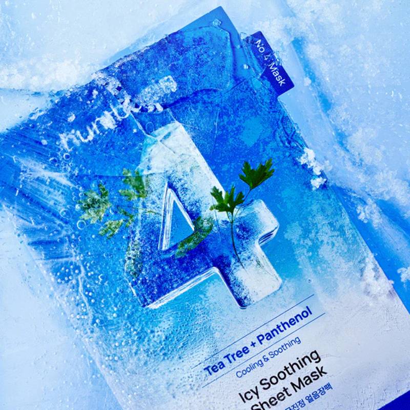 numbuzin No.4 Icy Soothing Sheet Mask 27ml x 5pcs