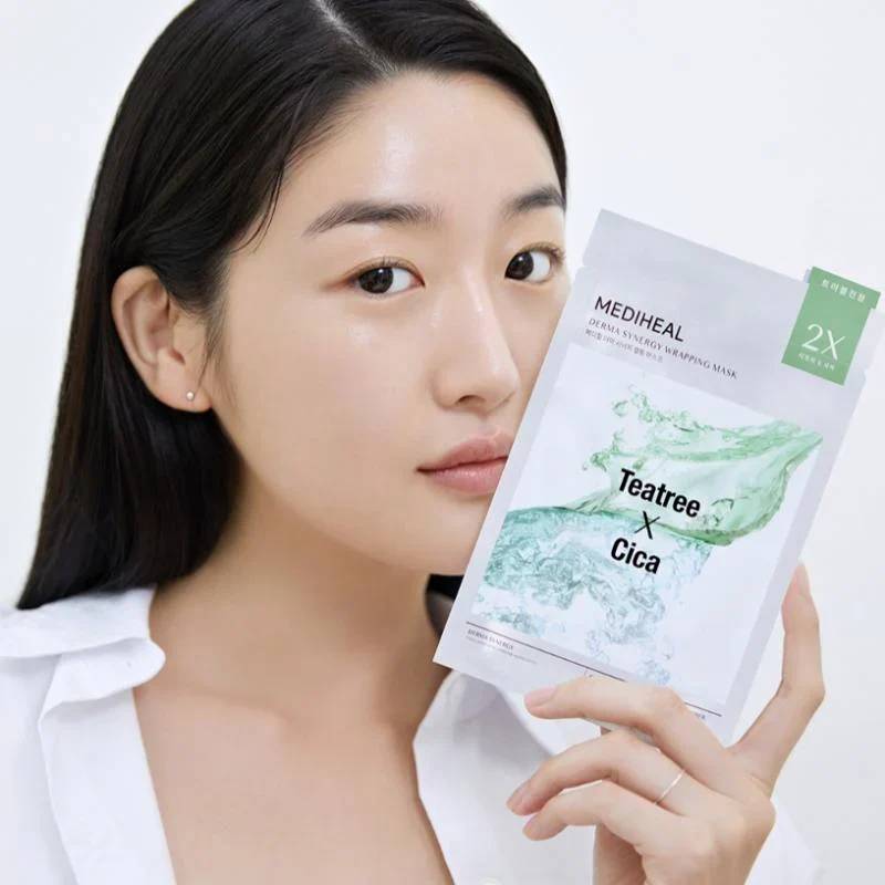 MEDIHEAL Derma Synergy Wrapping Mask Calming Care 25ml x 4pcs