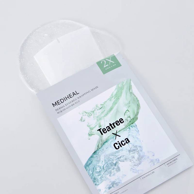 MEDIHEAL Derma Synergy Wrapping Mask Calming Care 25ml x 4pcs
