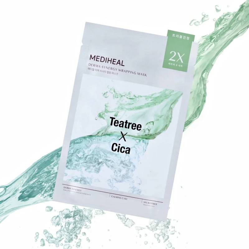 MEDIHEAL Derma Synergy Wrapping Mask Calming Care 25ml x 4pcs