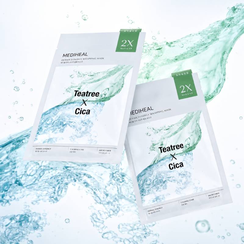 MEDIHEAL Derma Synergy Wrapping Mask Calming Care 25ml x 4pcs