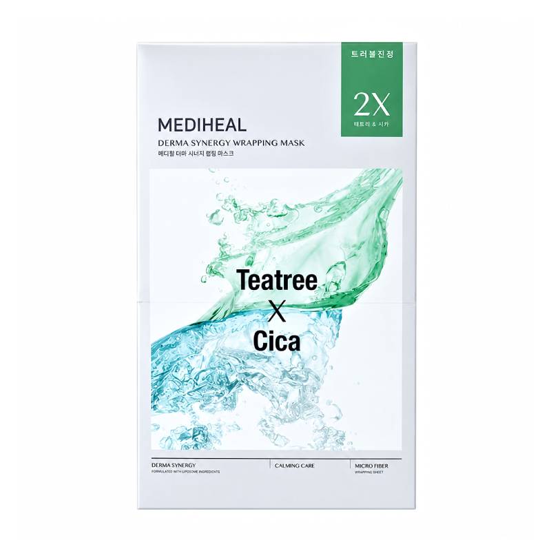 MEDIHEAL Derma Synergy Wrapping Mask Calming Care 25ml x 4pcs