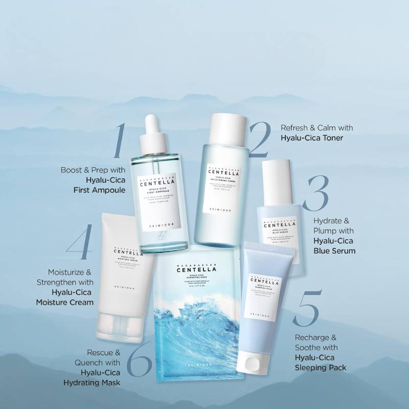 SKIN1004 Madagascar Centella Hyalu-Cica Hydrating Mask 23ml x 5pcs