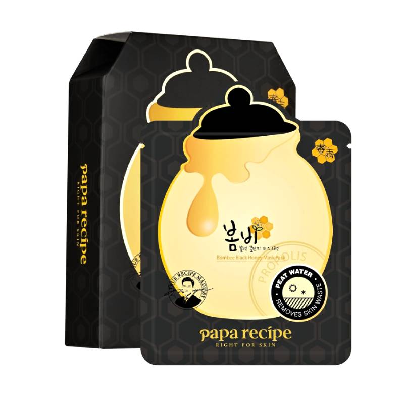 papa recipe Bombee Black Honey Mask 25g x 10pcs