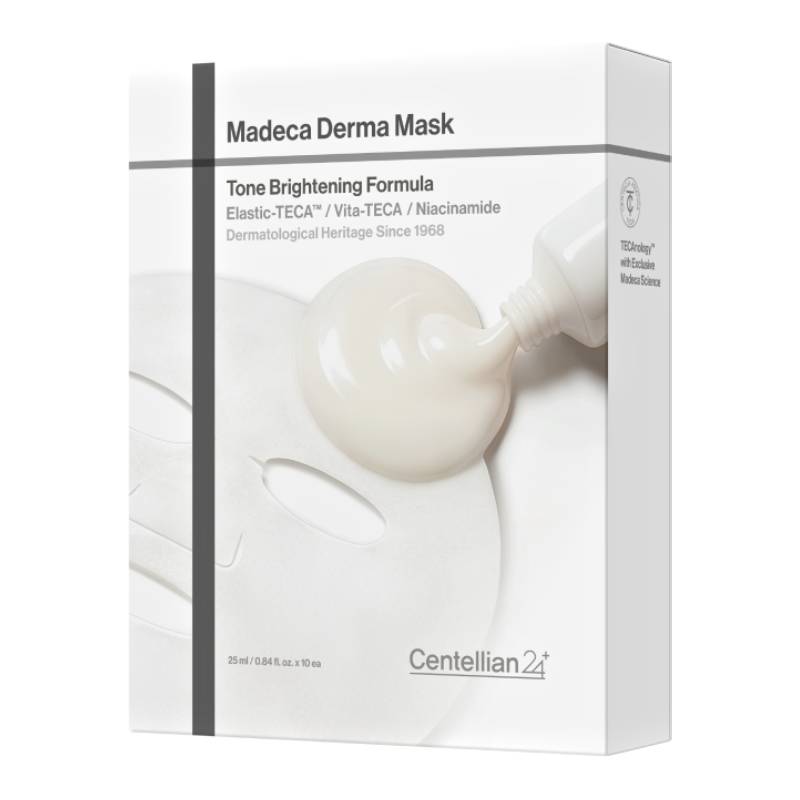 CENTELLIAN 24+ Madeca Derma Mask Tone Brightening Formula 25ml x 10pcs
