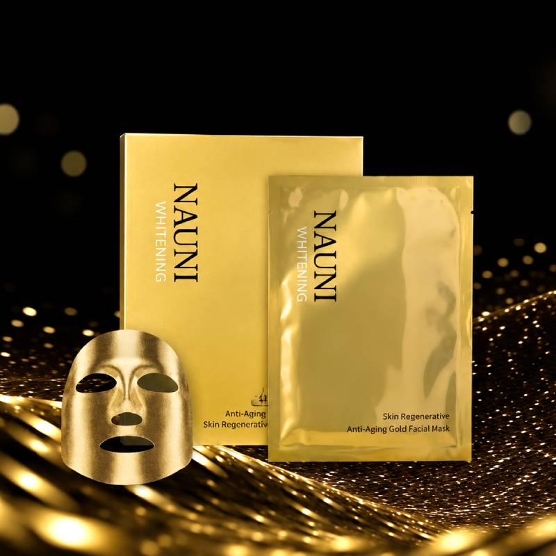 NAUNI Whitening Skin Regenerative Anti-Aging Gold Face Mask 30ml x 10pcs