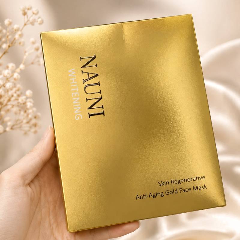 NAUNI Whitening Skin Regenerative Anti-Aging Gold Face Mask 30ml x 10pcs