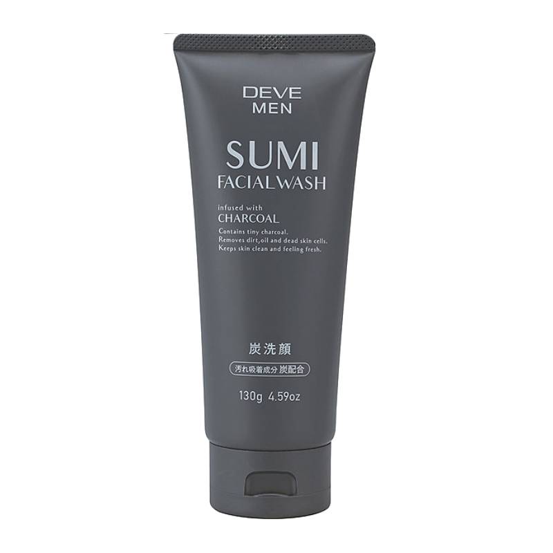KUMANO COSME Devé Men Sumi Facial Wash 130g