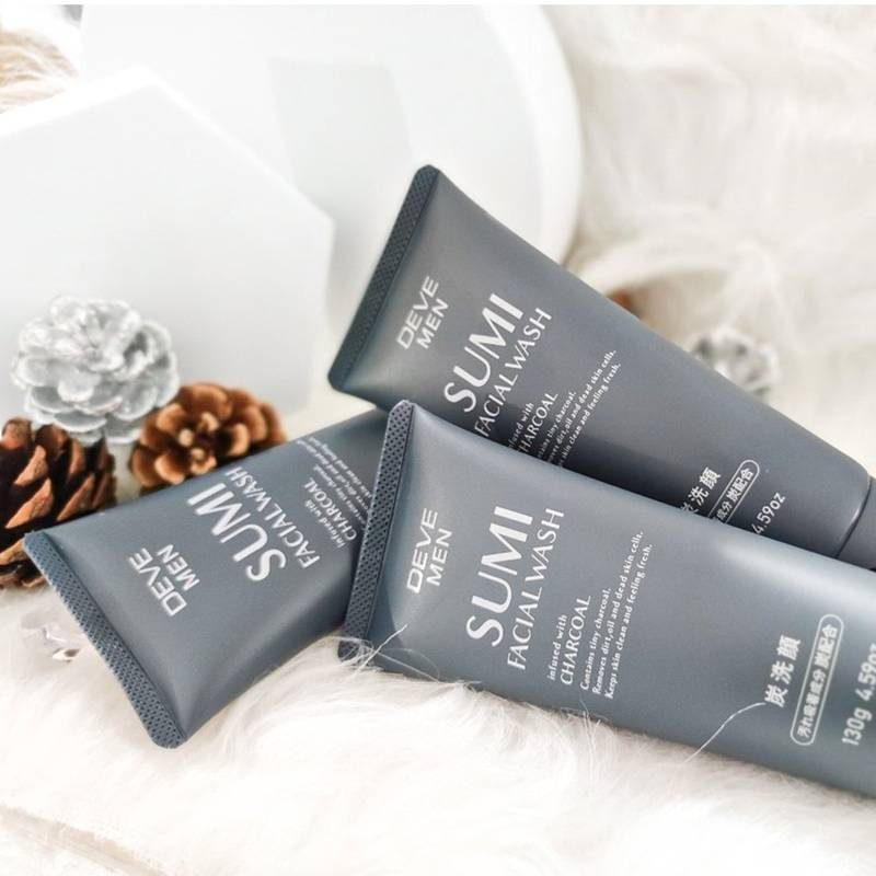 KUMANO COSME Devé Men Sumi Facial Wash 130g