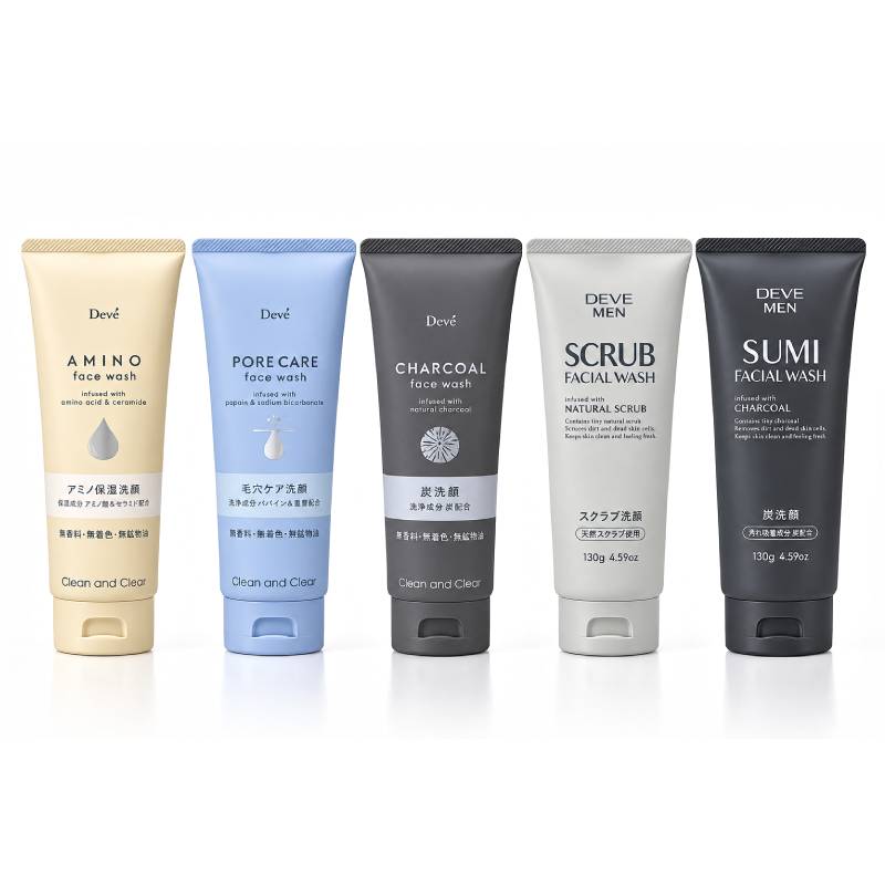 KUMANO COSME Devé Men Scrub Facial Wash 130g