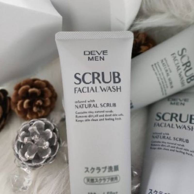 KUMANO COSME Devé Men Scrub Facial Wash 130g