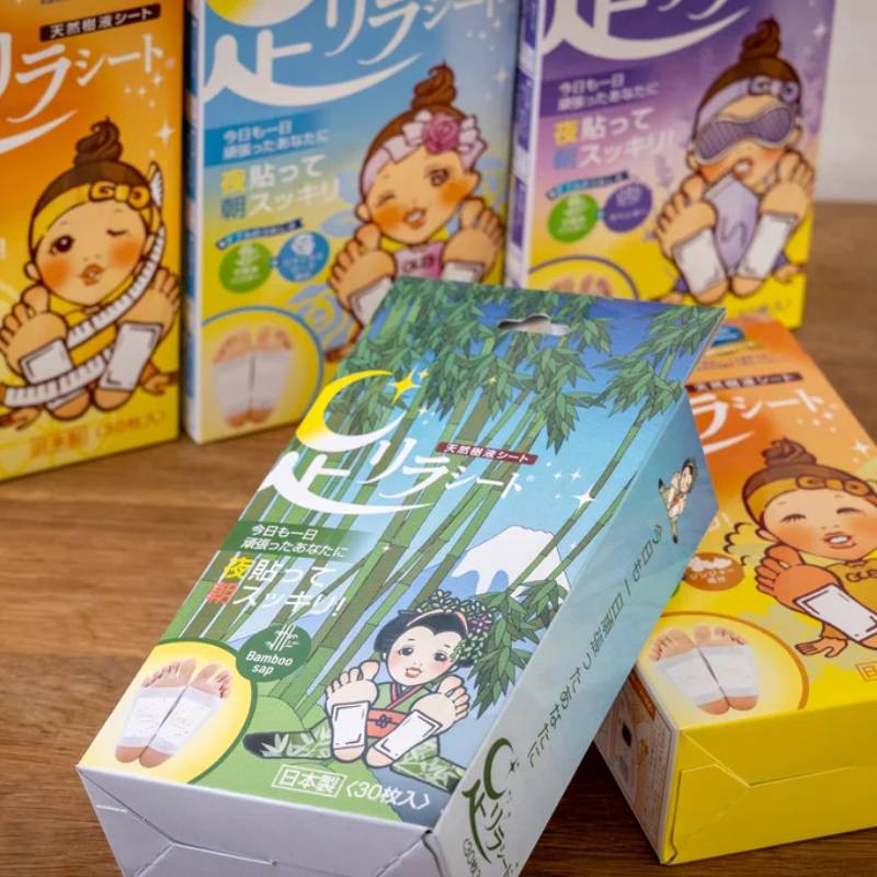 KINOMEGUMI Ashirira Foot Relax Sheet (Grapefruit) 30pcs