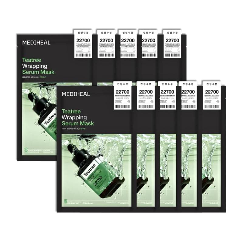 MEDIHEAL Tea Tree Wrapping Serum Mask 25ml x 10