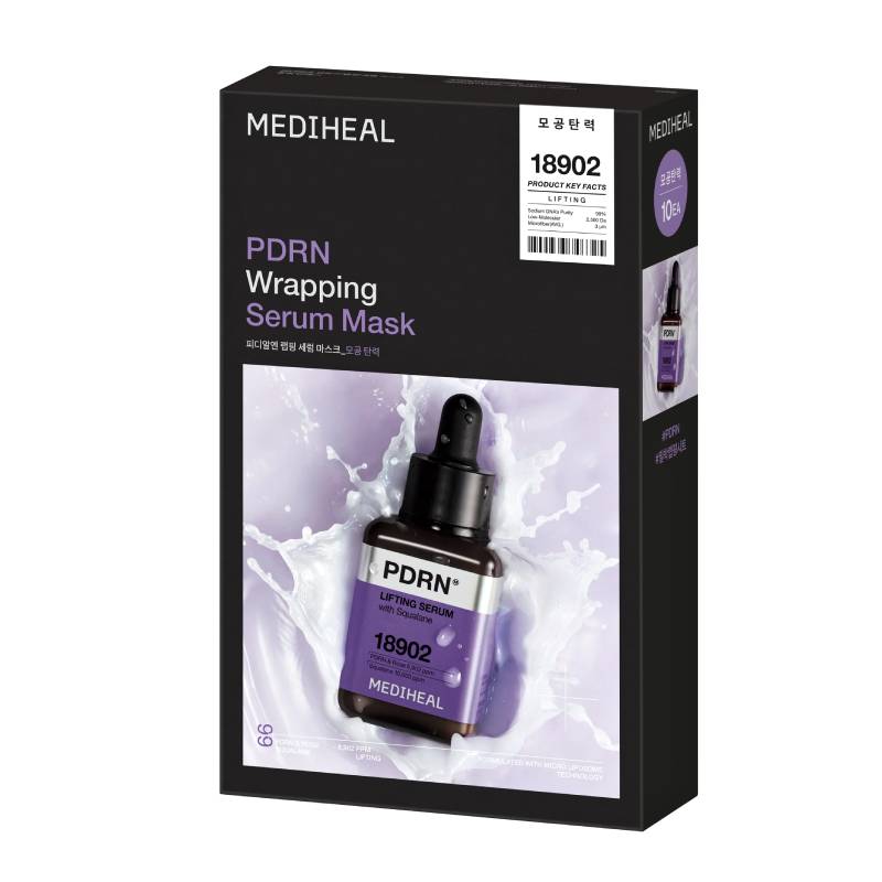 MEDIHEAL PDRN Wrapping Serum Mask 25ml x 10