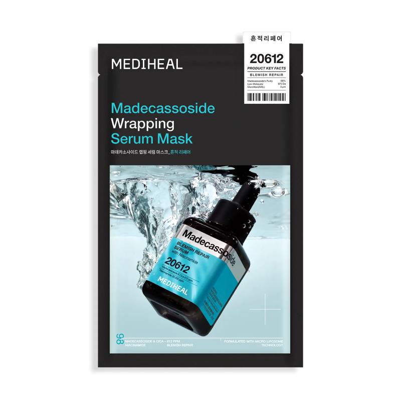 MEDIHEAL Madecassoside Wrapping Serum Mask 25ml x 10