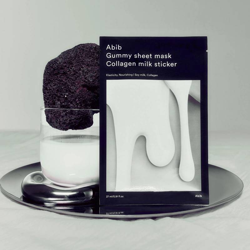 Abib Gummy Sheet Mask Collagen Milk Sticker 27ml x 10
