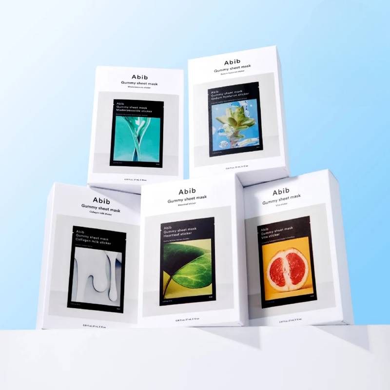 Abib Gummy Sheet Mask Collagen Milk Sticker 27ml x 10