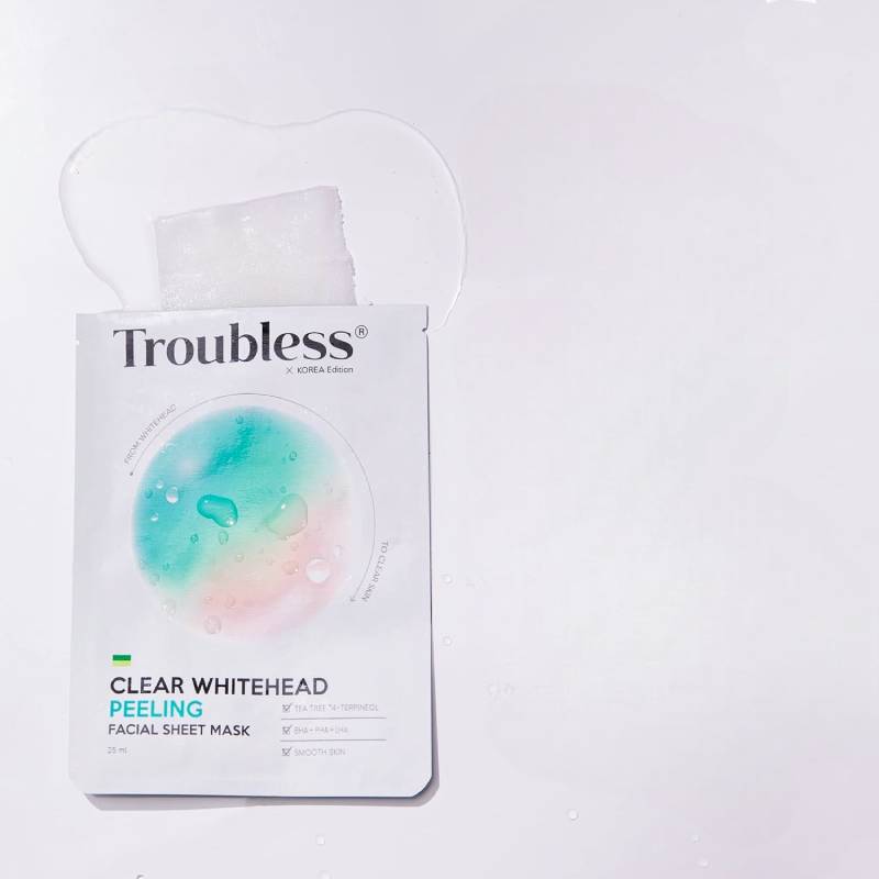 Troubless Clear Whitehead Peeling Facial Sheet Mask 25ml x 5