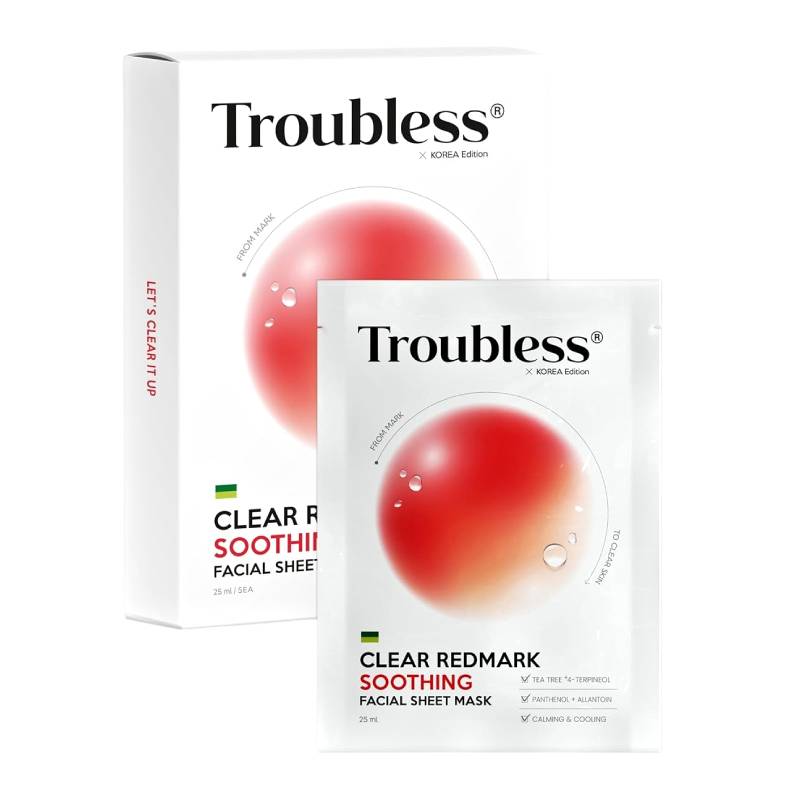 Troubless Clear Redmark Soothing Facial Sheet Mask 25ml x 5