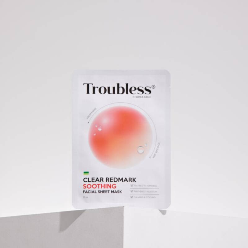 Troubless Clear Redmark Soothing Facial Sheet Mask 25ml x 5
