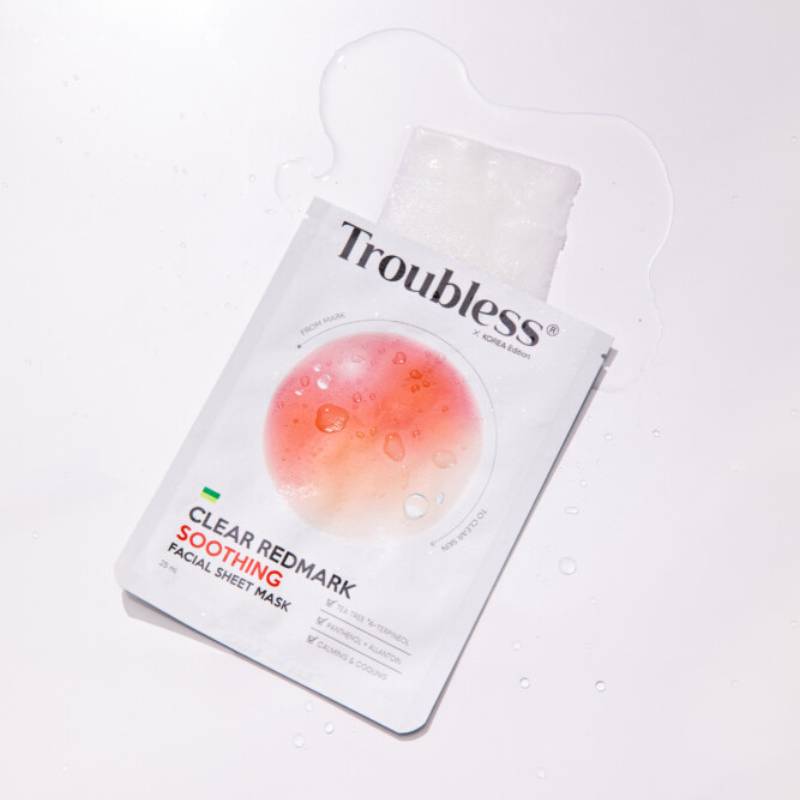 Troubless Clear Redmark Soothing Facial Sheet Mask 25ml x 5