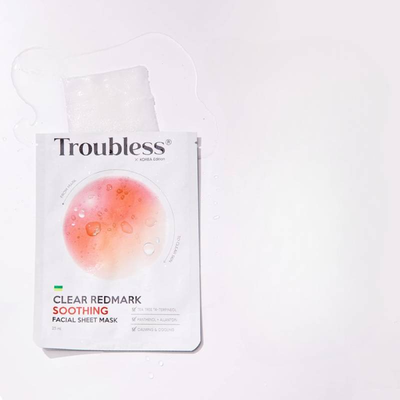 Troubless Clear Redmark Soothing Facial Sheet Mask 25ml x 5