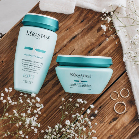KERASTASE Dầu Gội Phục Hồi Tóc Hư Tổn Resistance Bain Force Architecte Shampoo 250ml