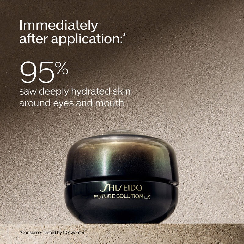 SHISEIDO Future Solution LX  Crème Régénérante Contour Yeux et Lèvres - Nouvelle Version 17ml
