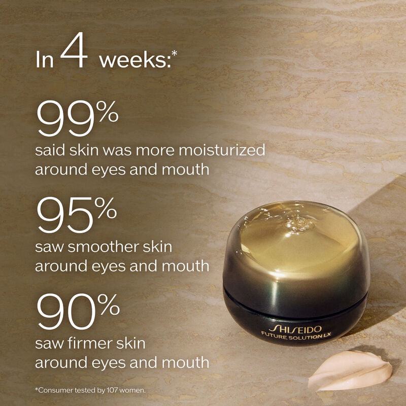 SHISEIDO Kem Dưỡng Mắt Và Môi Future Solution LX Eye and Lip Contour Regenerating Cream (Phiên Bản Mới) 17ml