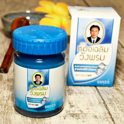 Wang Prom ยาหม่องฟ้านวดสมุนไพรไทย (ลดเส้นเลือดขอด) 50 กรัม