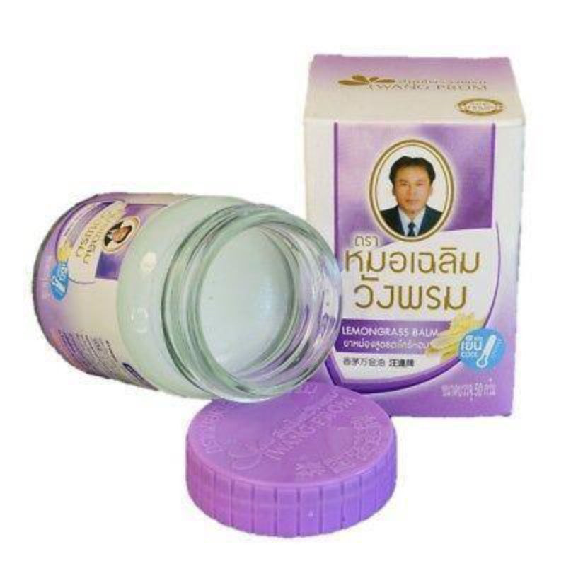 WANG PROM Thai Herbal Massage Purple Balm (Improve Sleep) 50g