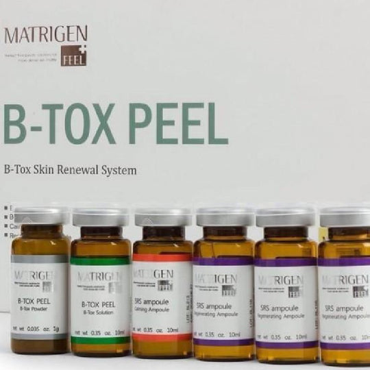 CONJUNTO COMPLETO Matrigen B-Tox Sistema de Renovamento da Pele 12 Frascos