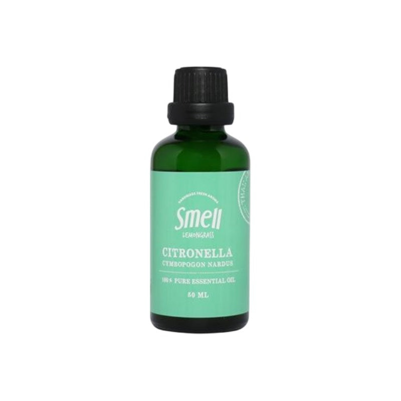 Smell Lemongrass हैंडमेड अरोमा ऑर्गेनिक एसेंशियल ऑयल (सिट्रोनेला) 20 मि.ली / 50 मि.ली