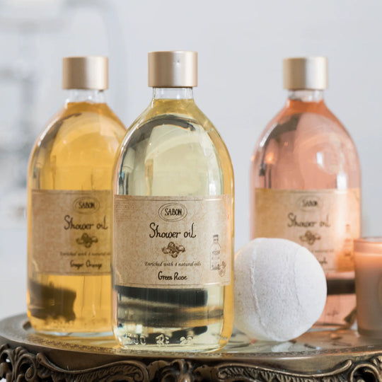 SABON Green Rose Shower Oil 300ml / 500ml