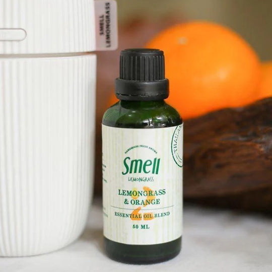 Smell Lemongrass Handmade Aroma Óleo Essencial Orgânico (Capim-Limão e Laranja) 20ml / 50ml