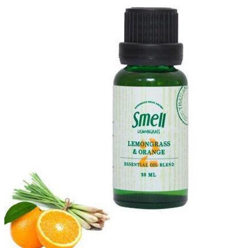 Smell Lemongrass हैंडमेड अरोमा ऑर्गेनिक एसेंशियल ऑयल (लेमनग्रास और ऑरेंज) 20 मि.ली./50 मि.ली
