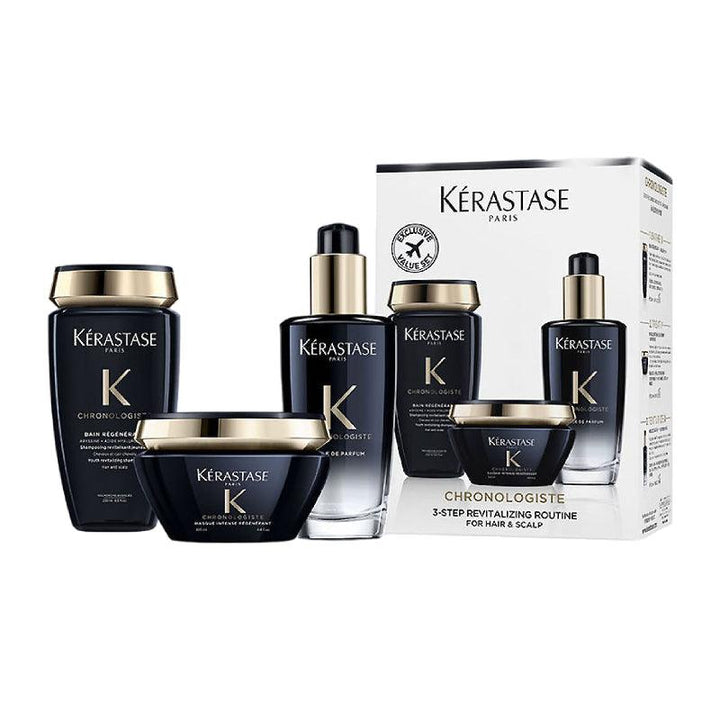 KERASTASE Chronologiste 3 Step Revitalizing Routine Set