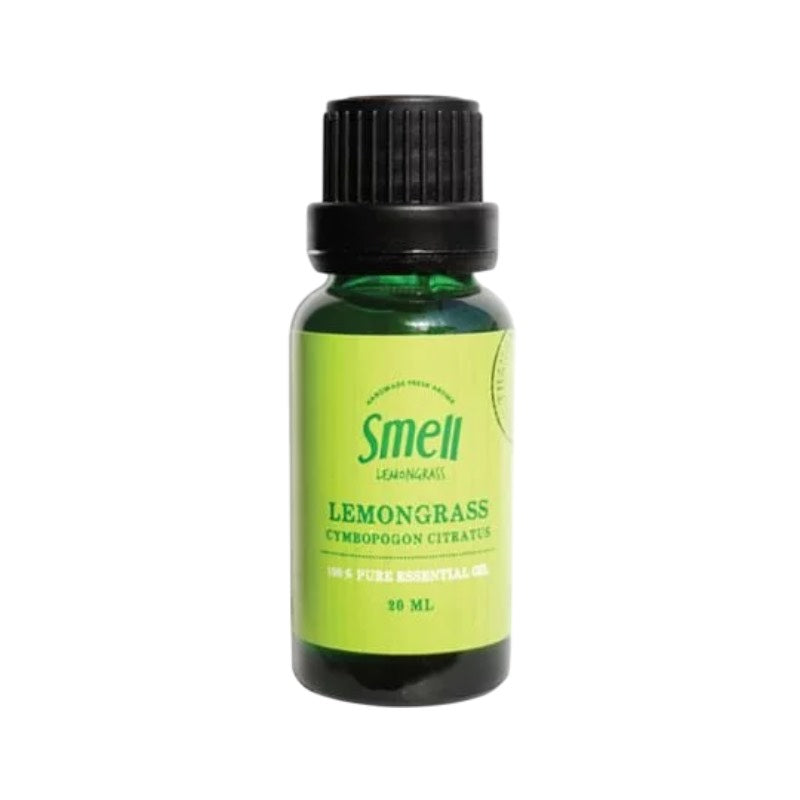 Smell Lemongrass हैंडमेड अरोमा ऑर्गेनिक एसेंशियल ऑयल (लेमनग्रास) 20 मि.ली./50 मि.ली