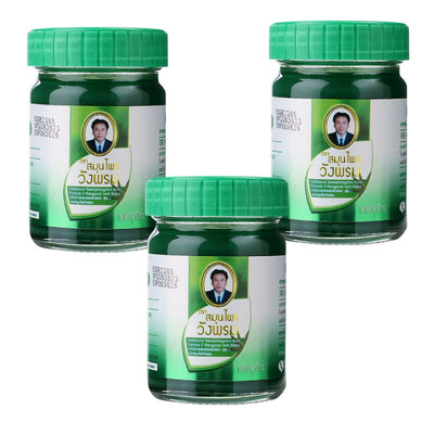 WANG PROM 泰国 摹差宁汪逢 天然草本按摩绿油膏 (缓解蚊虫瘙痒) 50g