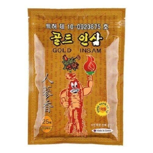 Gold Insam Ginseng Health Almofada de relaxamento (alívio da dor) 25 unidades/embalagem