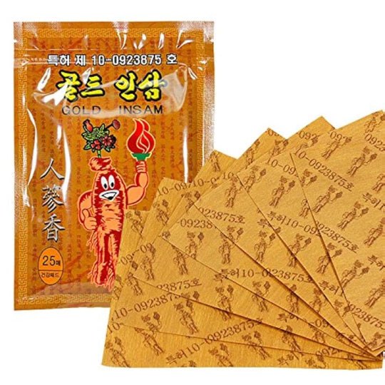 Gold Insam Ginseng Health Relax Cerotti (Antidolorifici) 25pz/confezione