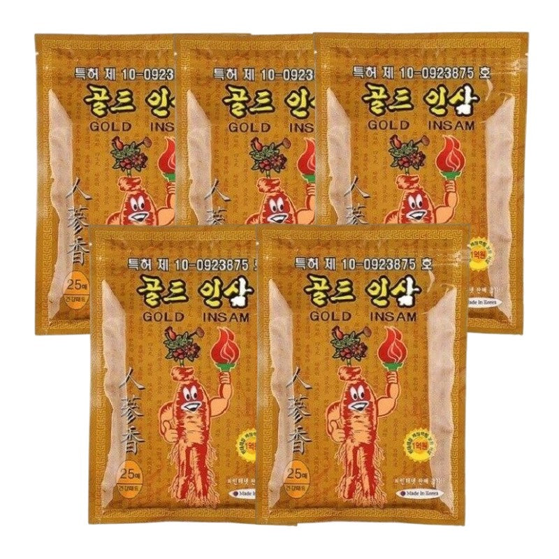 Gold Insam Ginseng Health Relax Cerotti (Antidolorifici) 25pz/confezione